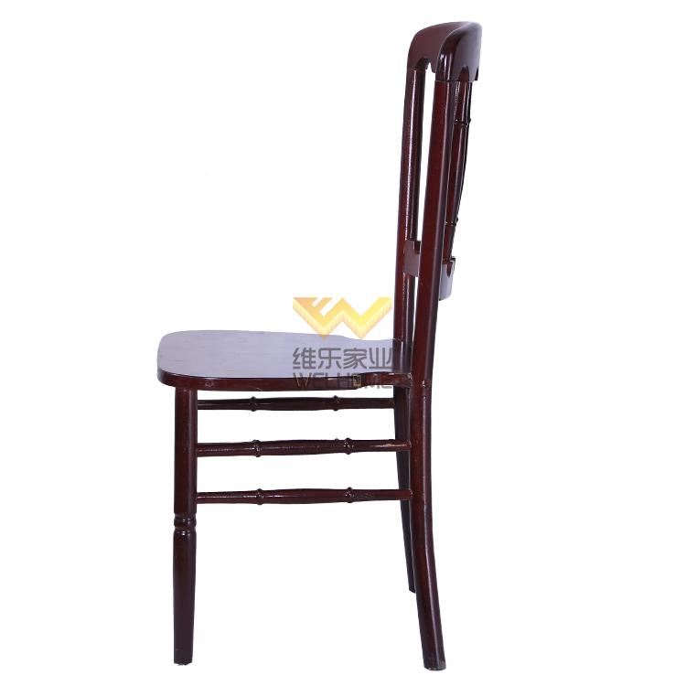 Manufacture of solid wood chateau banquet chair for event and hospitality
